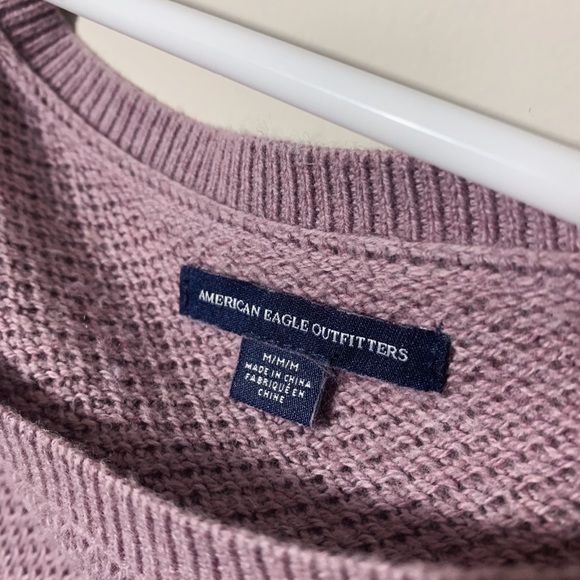 American Eagle Purple Ombré Knit Sweater - Picture 2 of 3